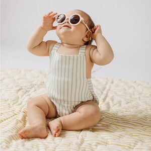 PEHR Stripes Away Baby Bubble Romper 3-6M